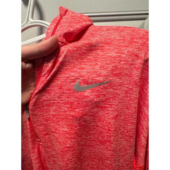 Women’s‎ Nike Pink Dri-Fit 1/4 Zip Pullover Sweatshirt Size Small - Picture 3 of 5